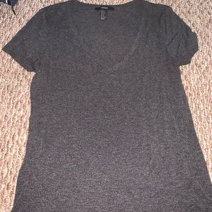 Women’s Dark Grey V-neck